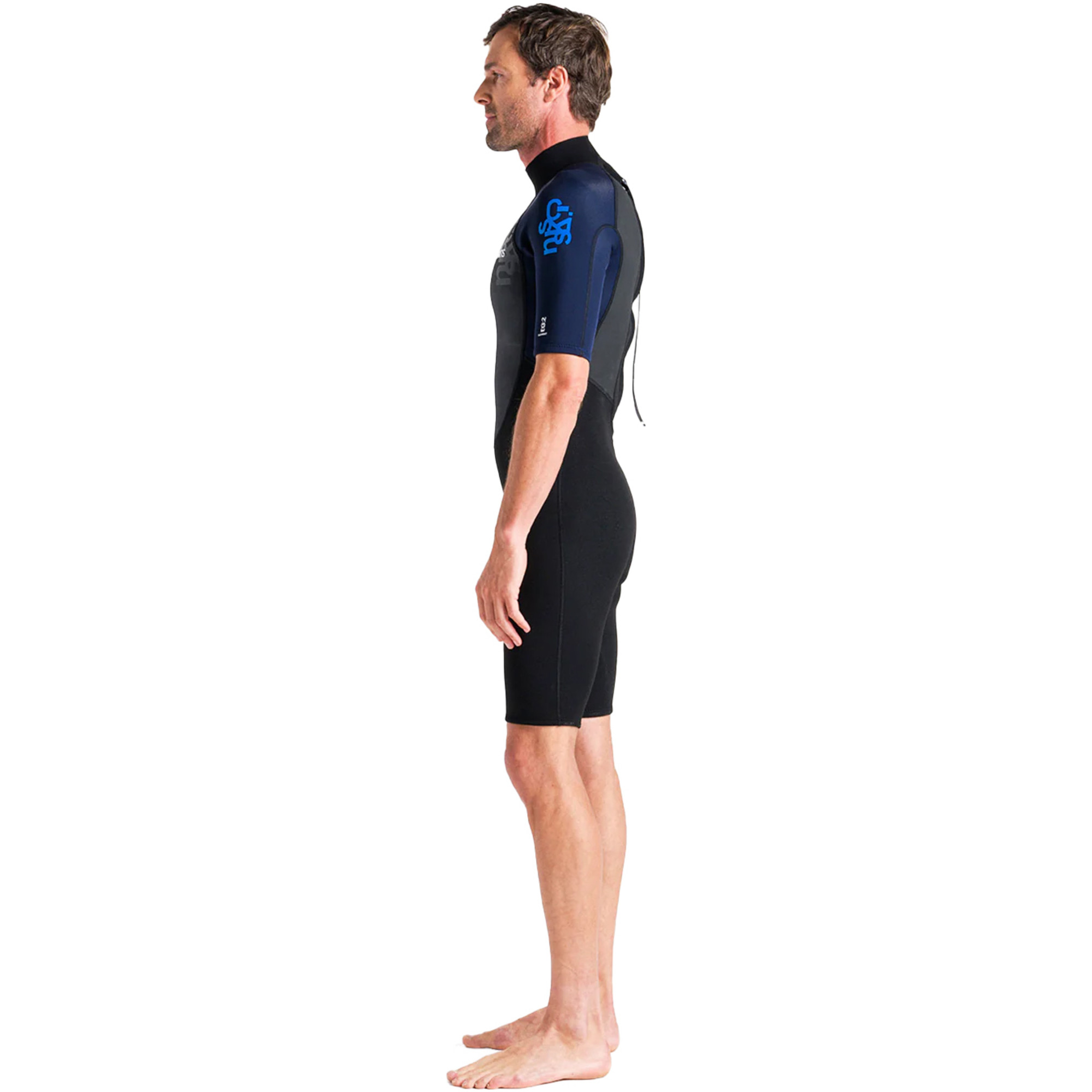 2024 CSkins Mens Element 2 3/2mm Back Zip Shorty Wetsuit CEL32SHM